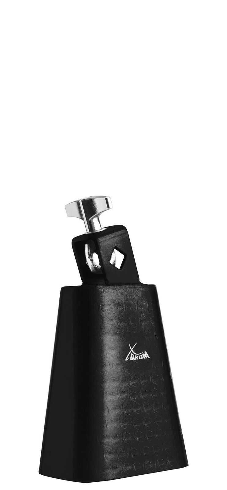 Campanacci Tamburo Montabile Mucca Bell Percussioni Mano 4'' Acciao Martellato