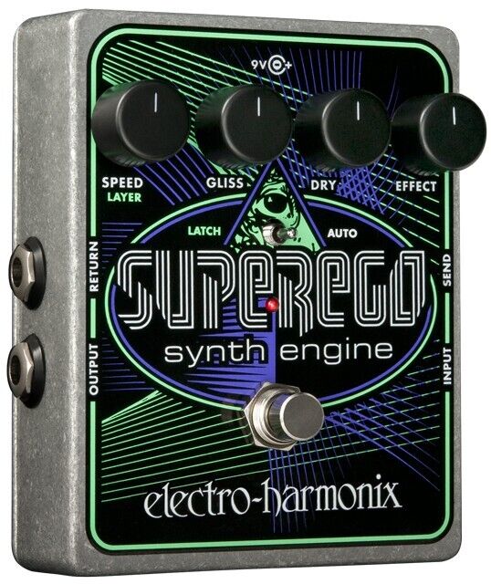 Elettrico Harmonix Ehx Superego Synth Motore Effetti Pedale, Nuovo