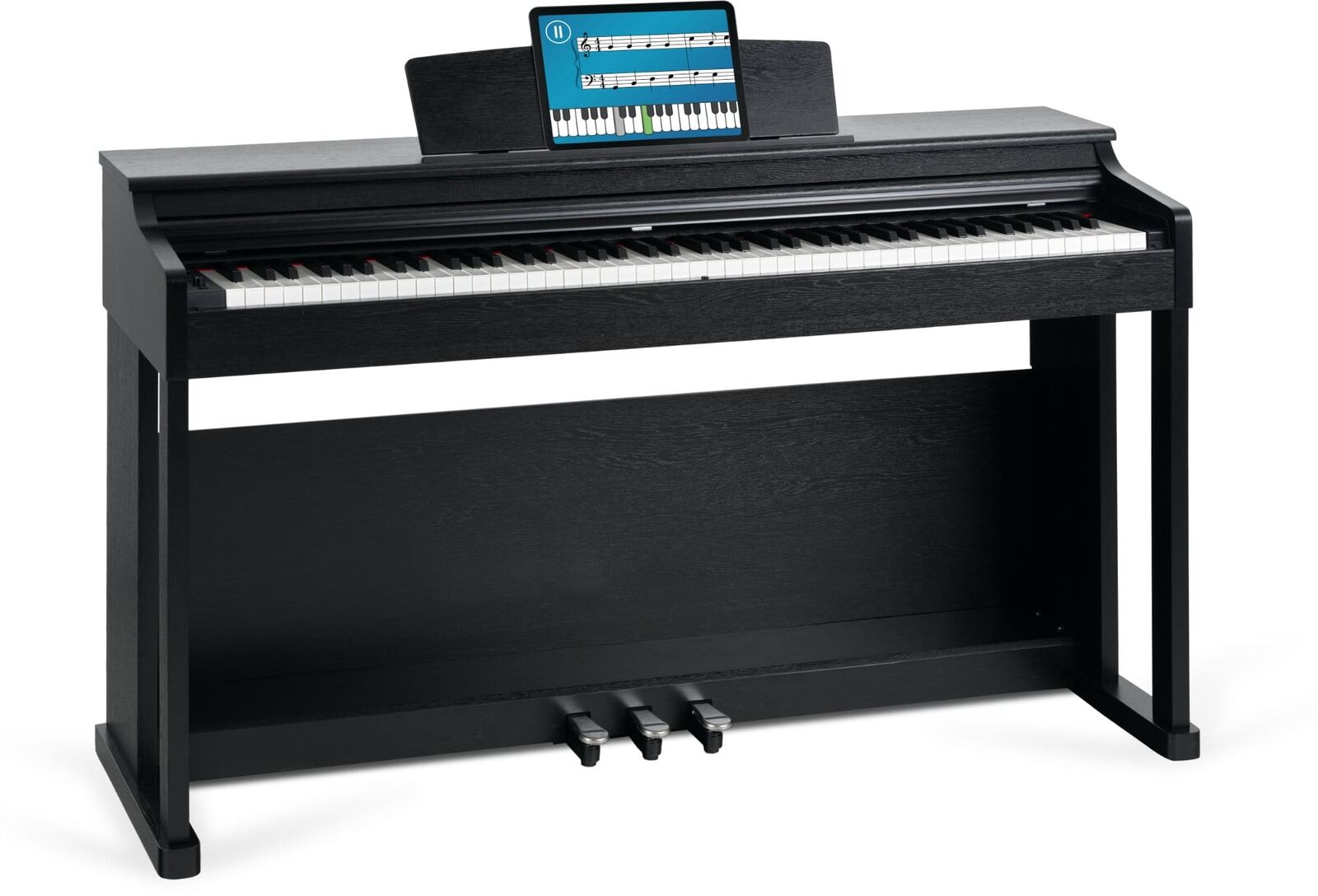 Piano Digitale con 88 Tasti Pesati Pianoforte Tastiera USB Klavier 8 Suoni Nero
