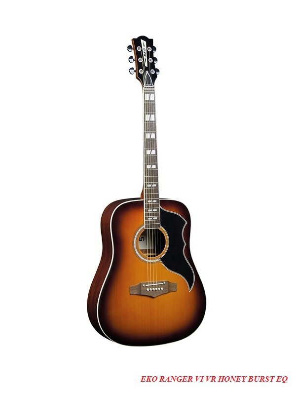 Chitarra acustica elettrificata honey burst Eko Ranger VI VR EQ