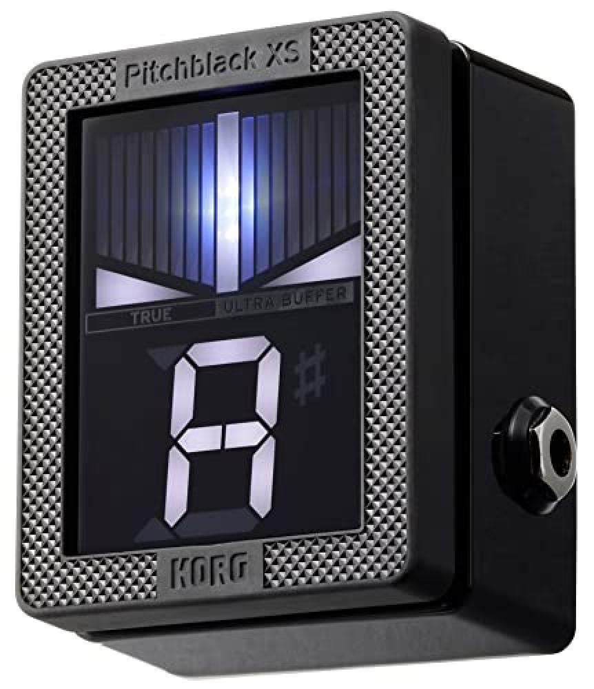 Korg - PB-XS Pitchblack Serie X - Accordatore a pedale compatto per chitarra/bas