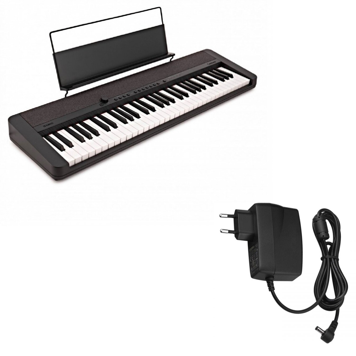 Casio CT-S1 Black Tastiera Portatile 61 Tasti Midi Usb Bluetooth Nera