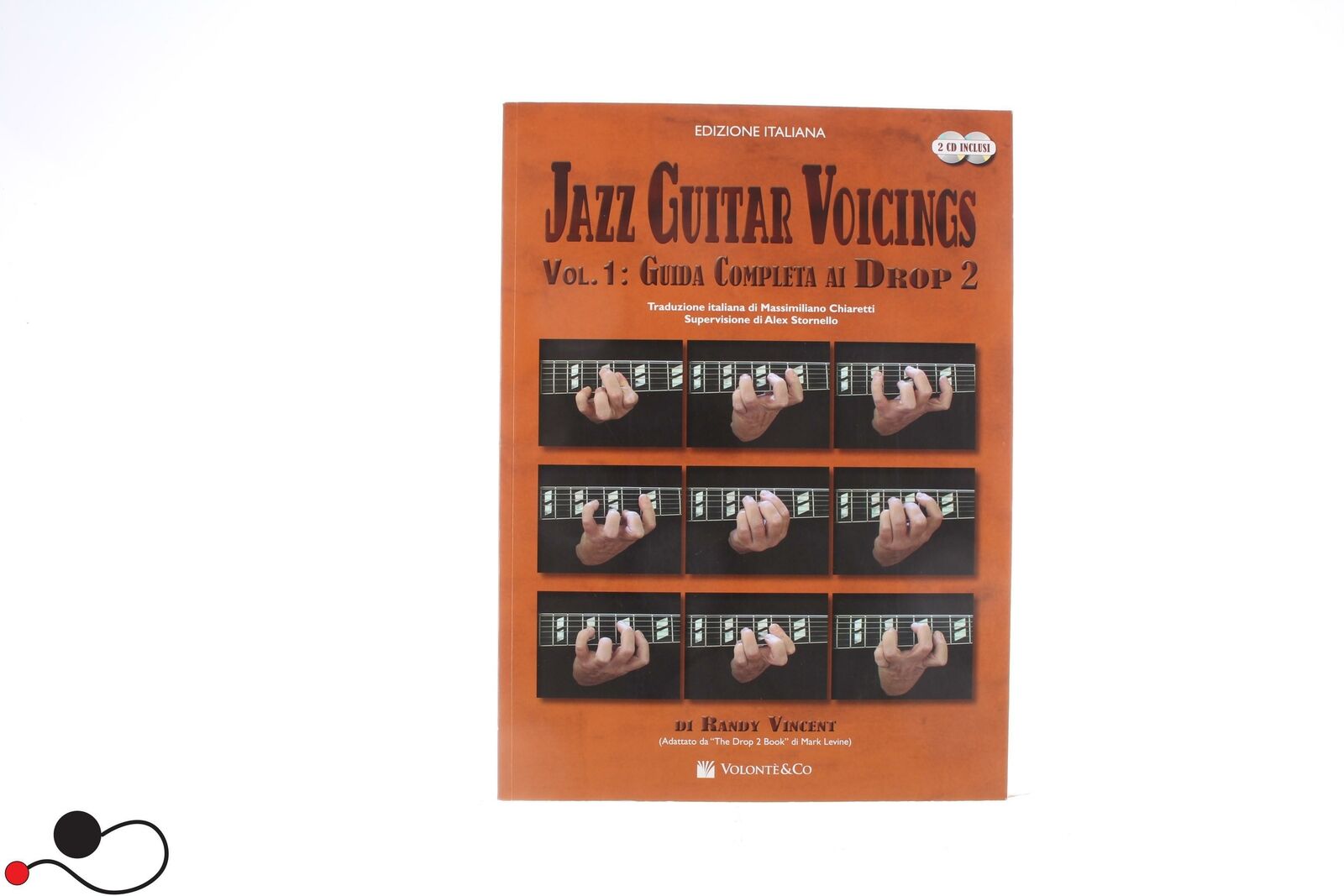 MANUALE SPARTITO VOLONTE CHITARRA  VINCENT JAZZ GUITAR VOICINGS VOL 1 CON 2 CD