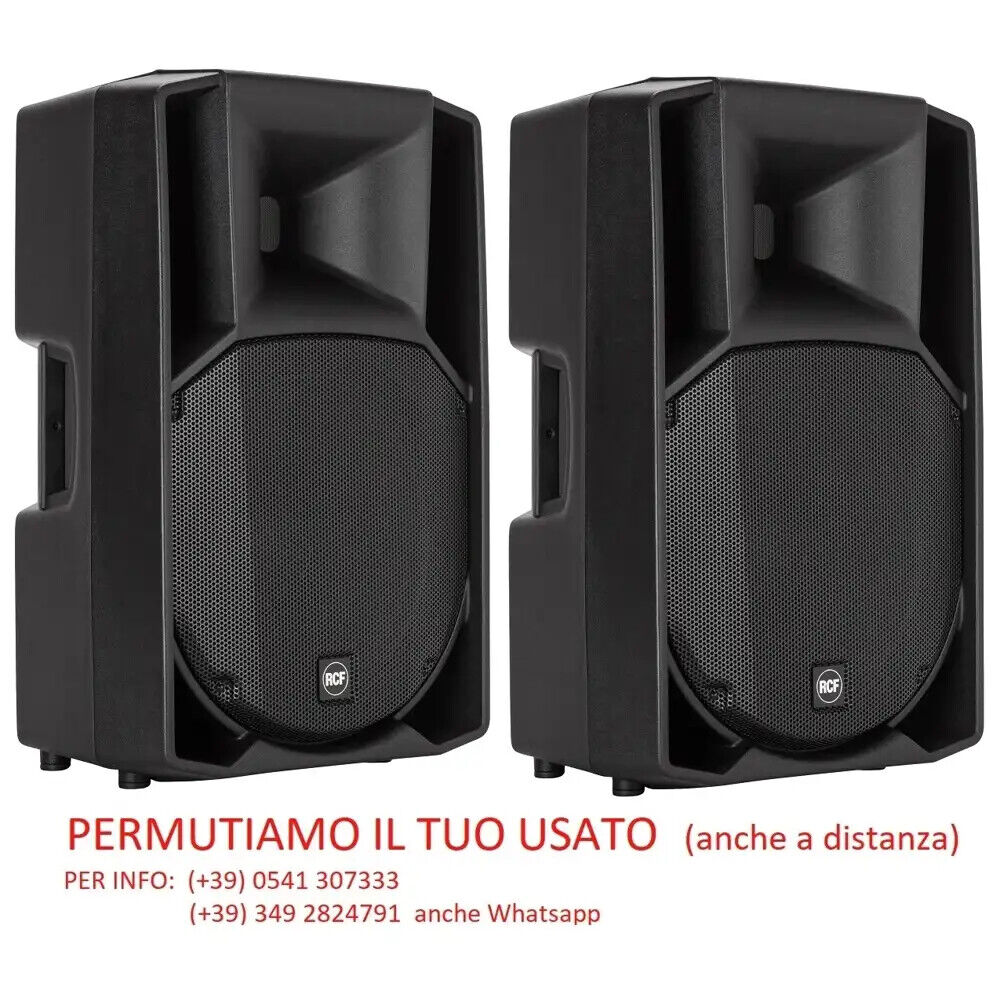 RCF ART 712A MK4 COPPIA diffusori amplificati da 12" 1400watt casse attive NUOVE