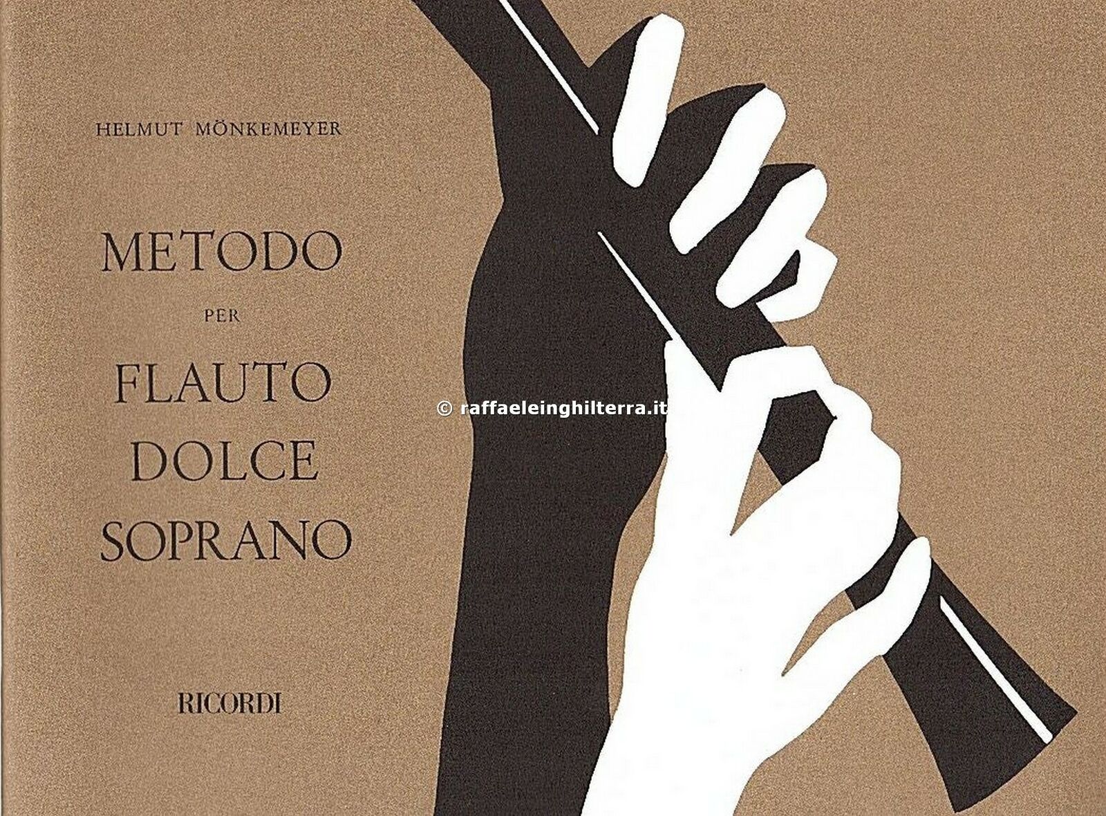 Ricordi metodo per flauto dolce soprano Monkemeyer Helmer