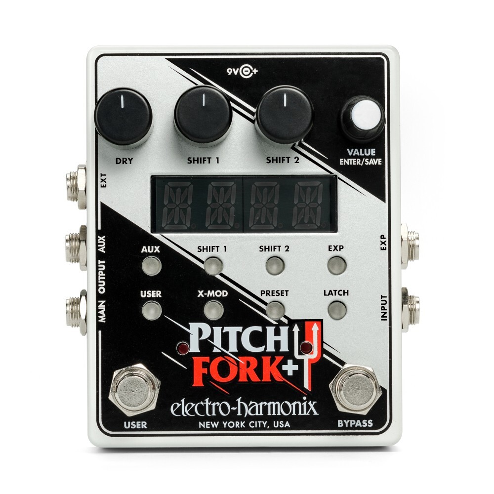 Ehx Elettrico Harmonix Passo Fork + Più Polifoniche Cambio/Armonia Pedale, Nuovo