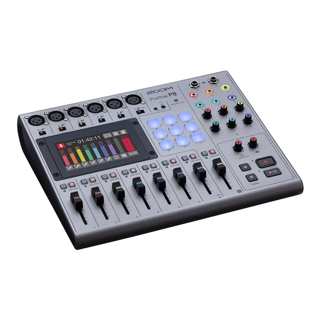 Zoom PodTrak P8 Registratore/Mixer per Podcasting PodTrak P8