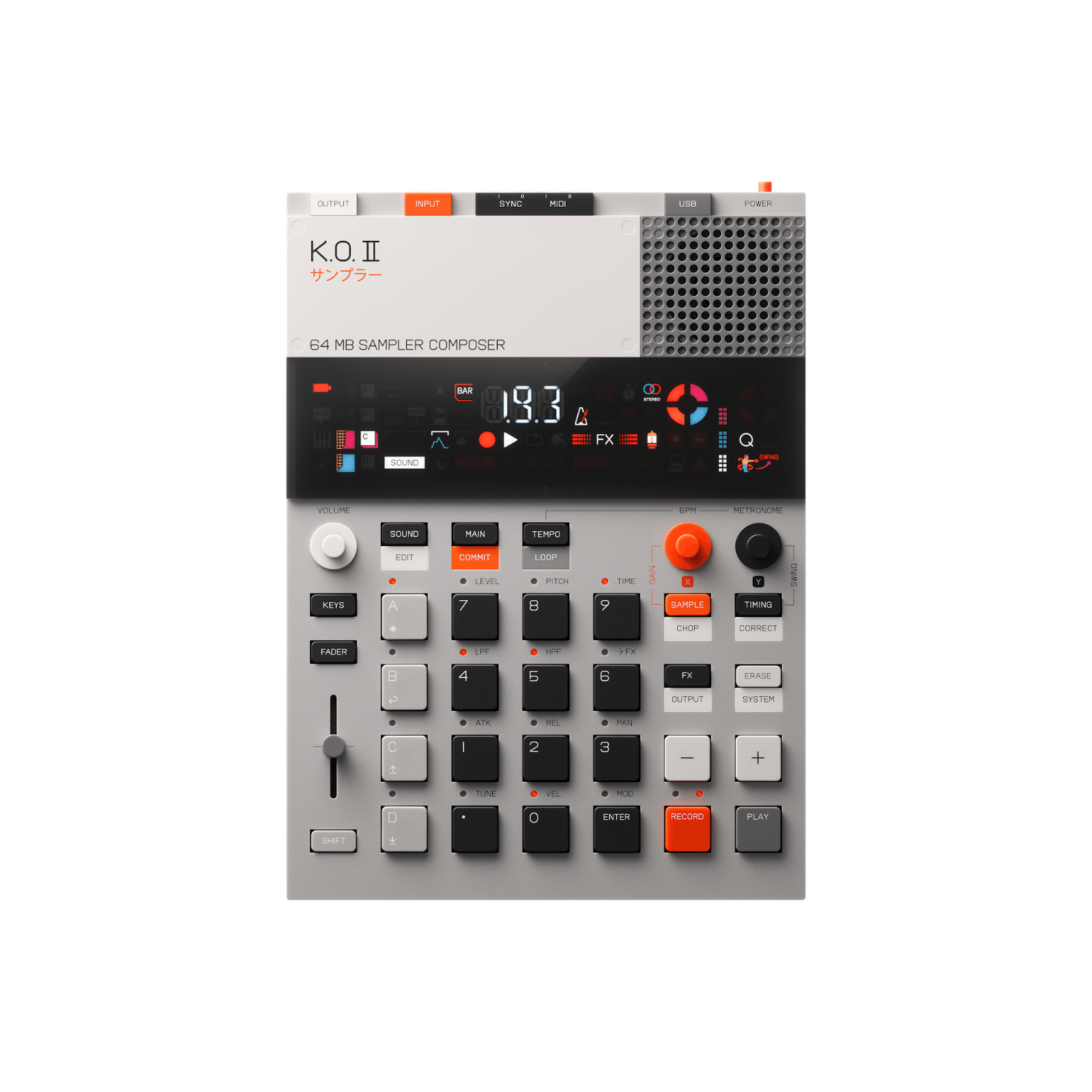 TEENAGE ENGINEERING EP–133 K.O II Sintetizzatore Composer Campionatore Portatile