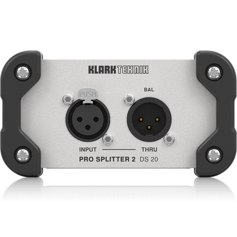 KLARK TEKNIK DS20 SPLITTER PASSIVO 1 IN 2 OUT CON TRASFORMATORE MIDAS E GAMMA DI