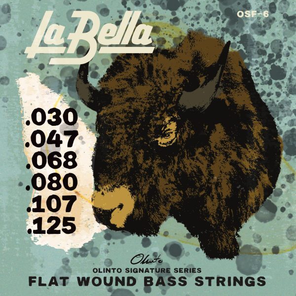 La Bella Olinto Signature Flats OSF-6  Muta di corde lisce per basso 6 corde OSF