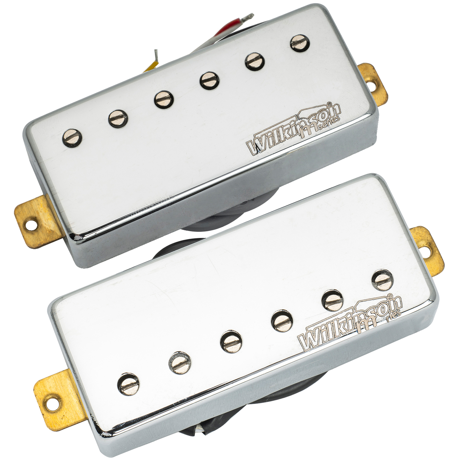 Wilkinson M Chrome Mini Humbucker Guitar Pickups Set For Les Paul LP Firebird