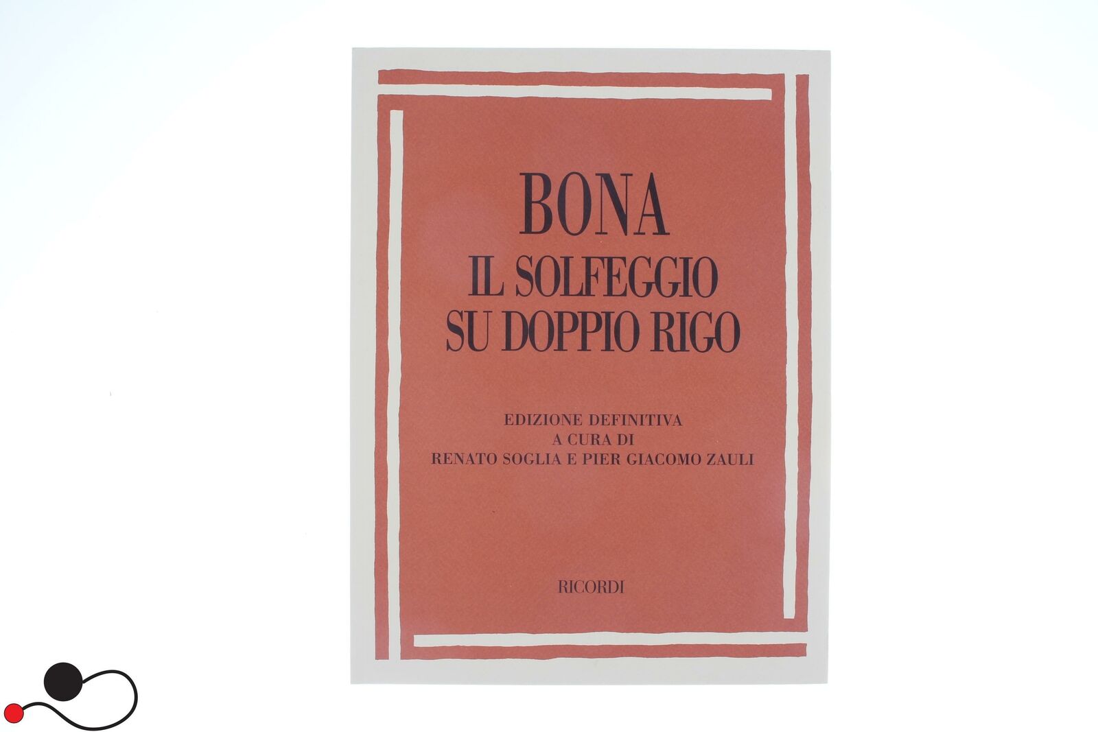 MANUALE SPARTITO RICORDI  BONA IL SOLFEGGIO SU DOPPIO RIGO