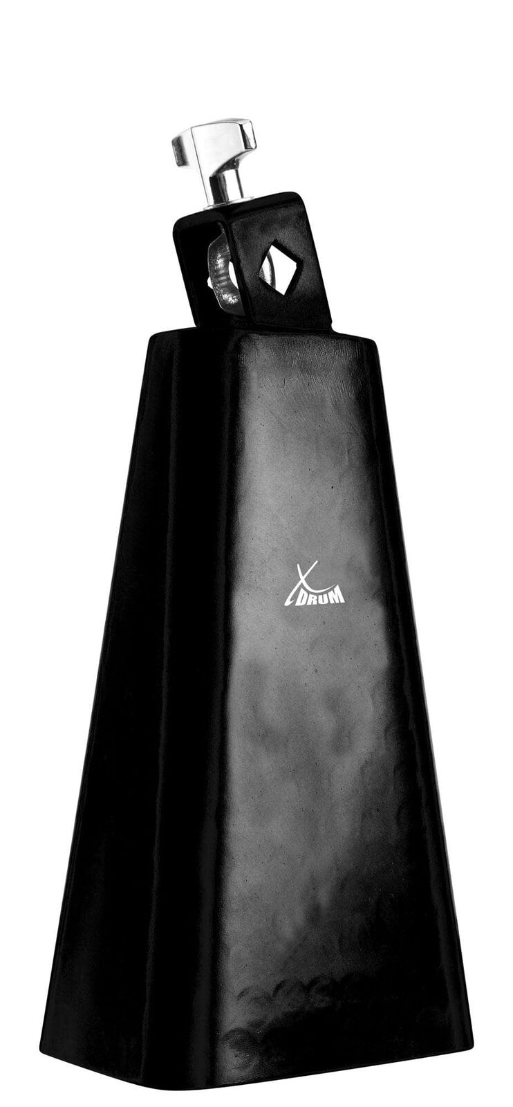 Campanacci Tamburo Montabile Mucca Bell Percussioni Mano 7'' Acciao Martellato