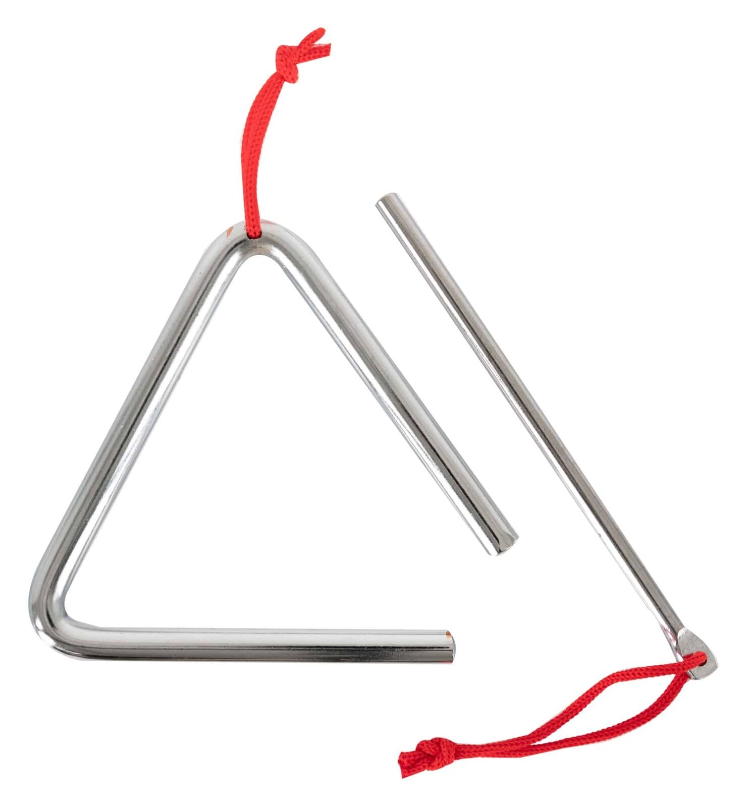 Triangolo Strumenti Musicali Percussioni Triangle 10cm con Bacchette in Acciaio