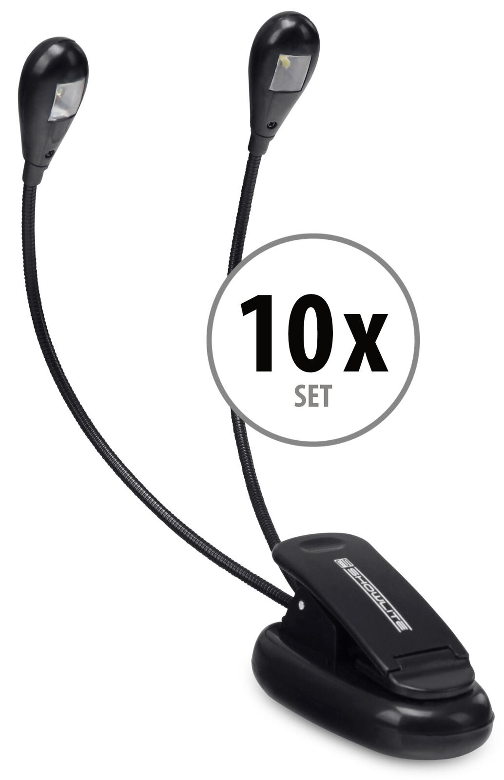 10x Lampada LED Leggio Supporto Musicale Piano Pinza Clip Leggere Professionale