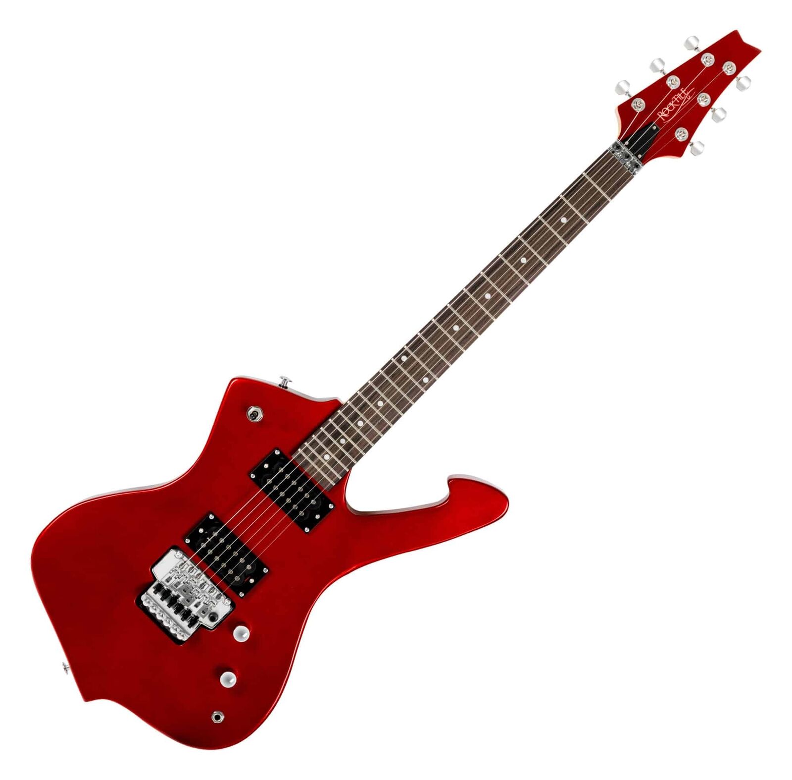 Chitarra Elettrica Rocktile Sidewinder 2 Humbucker Tiglio Stile Heavy con Cavo