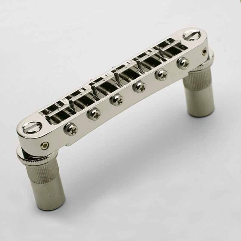 TonePros T3BT-N Ponticello Standard Les Bridge Large Visiera Metrico Nichel