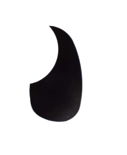 Battipenna Per Chitarra Acustica Martin Style Adesivo PVC Nero Hosco F-4001