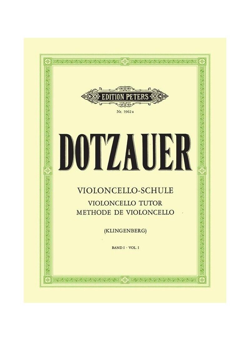 DOTZAUER - CELLO TUTOR VOL.1