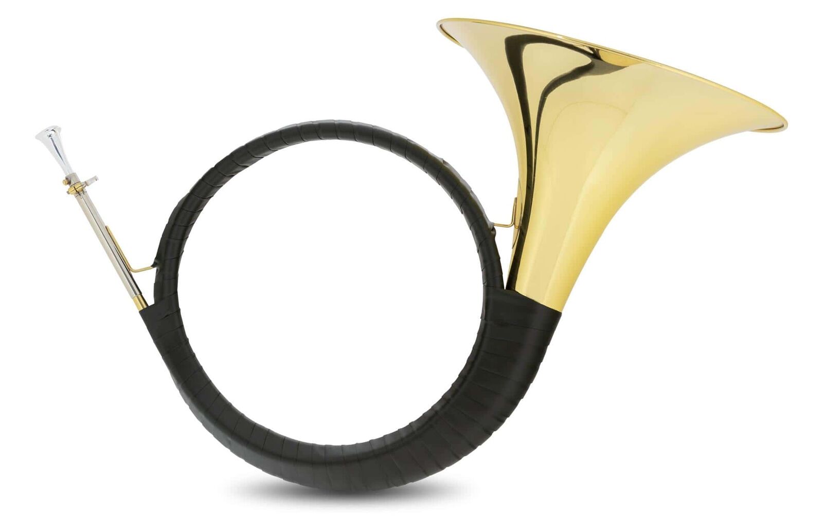 Professionale Corno Parforce Corno da Caccia in Ottone Sib con Bocchino e Borsa