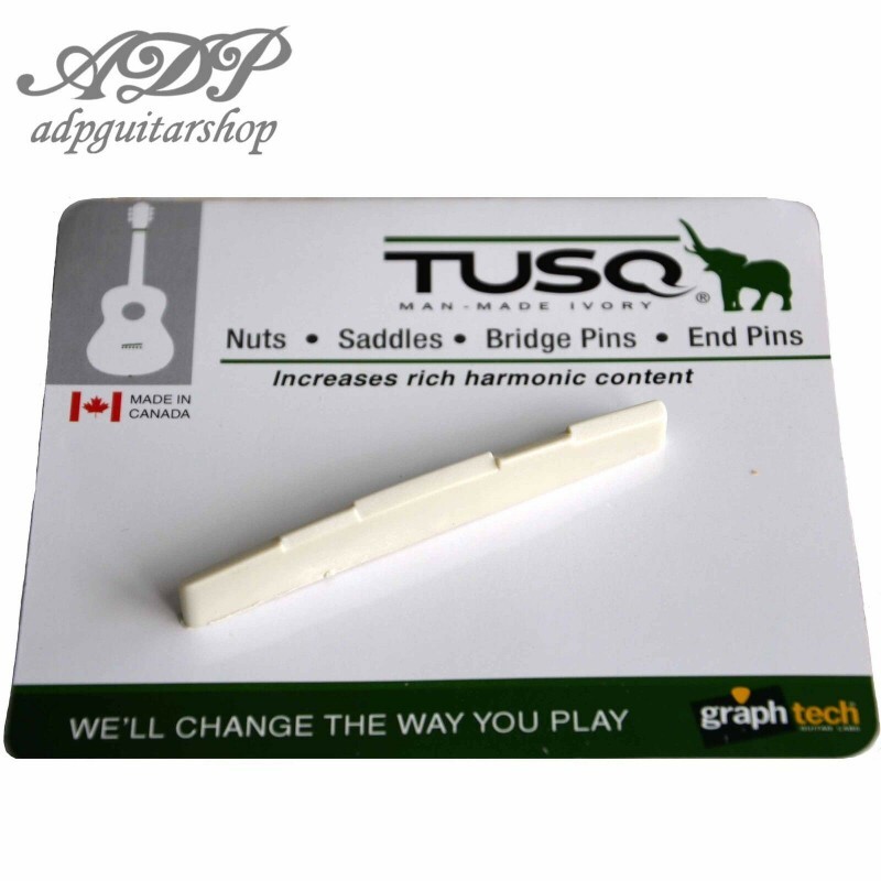 Capotasto Graphtech Tusq PQ-9280-C0 Ponticello Acustica Chitarra 1/8 Ingrosso