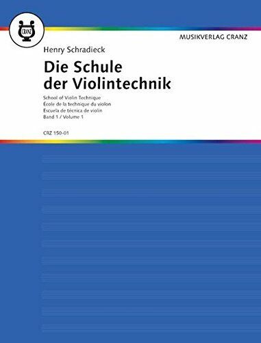 Mgb scuola della tecnica violino volume 1 Schradieck Henry