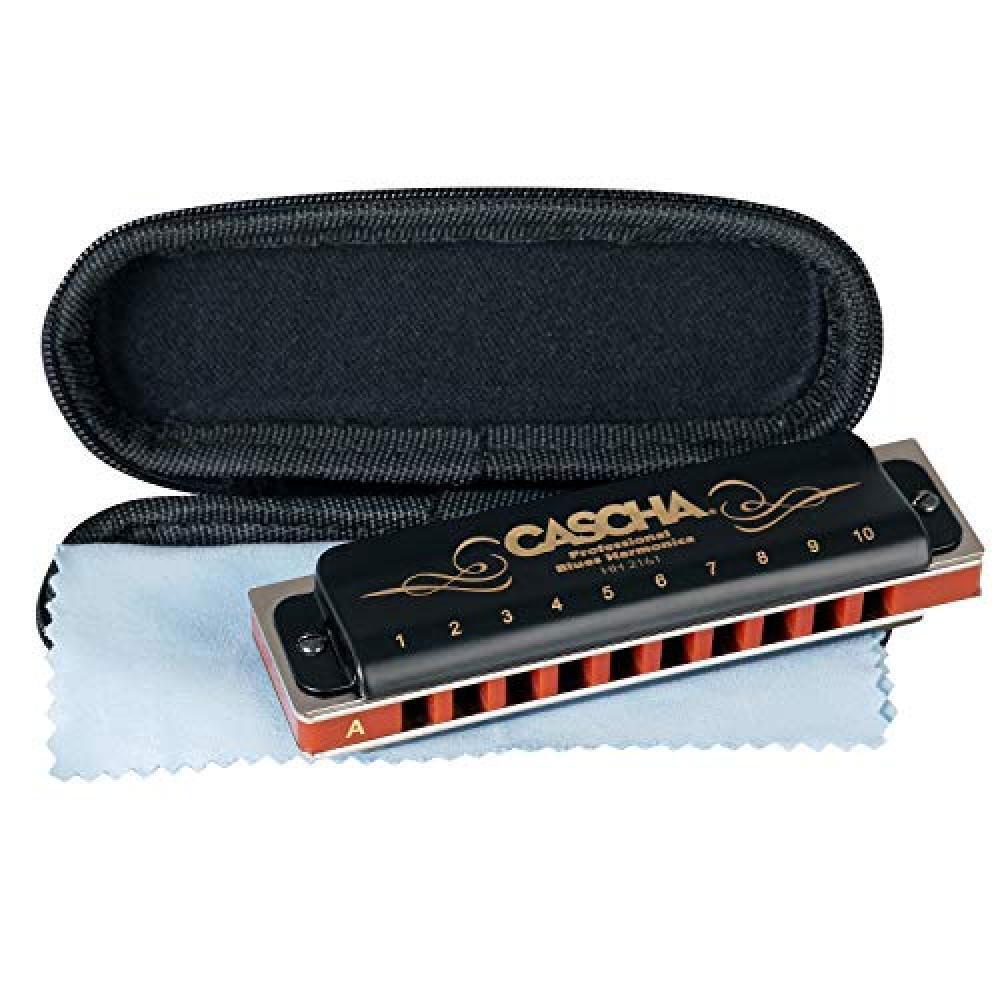 CASCHA Professional Harmonica, La Maggiore Blues Harmonica, armonica diatonica a
