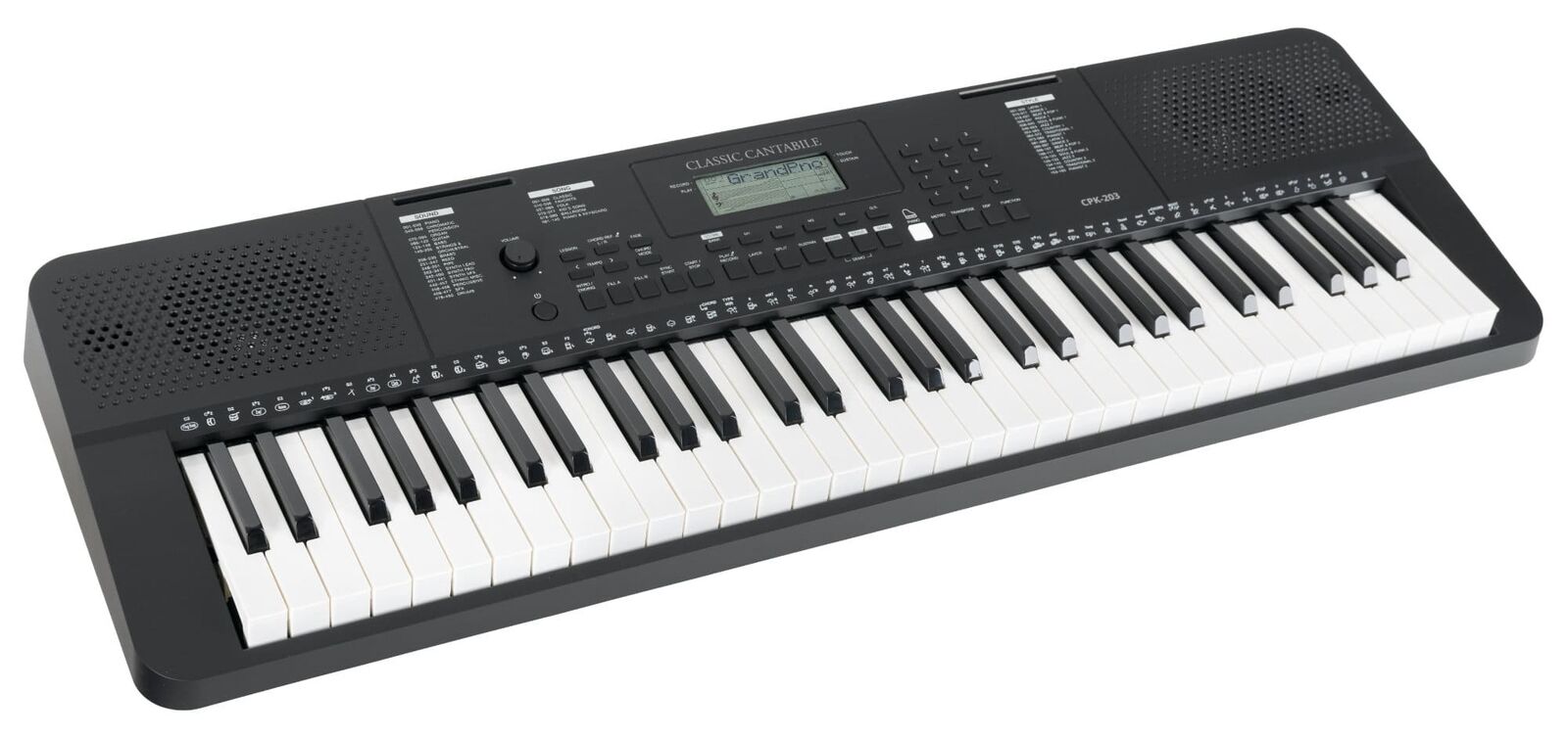 Tastiera Pianola Musicale Elettronica 61 Tasti Pianoforte USB Funz Apprendimento