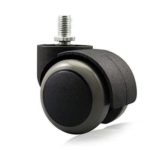 Copapa Floor protecting rubber Office Chair Caster Wheels (set of 5) (t4e)