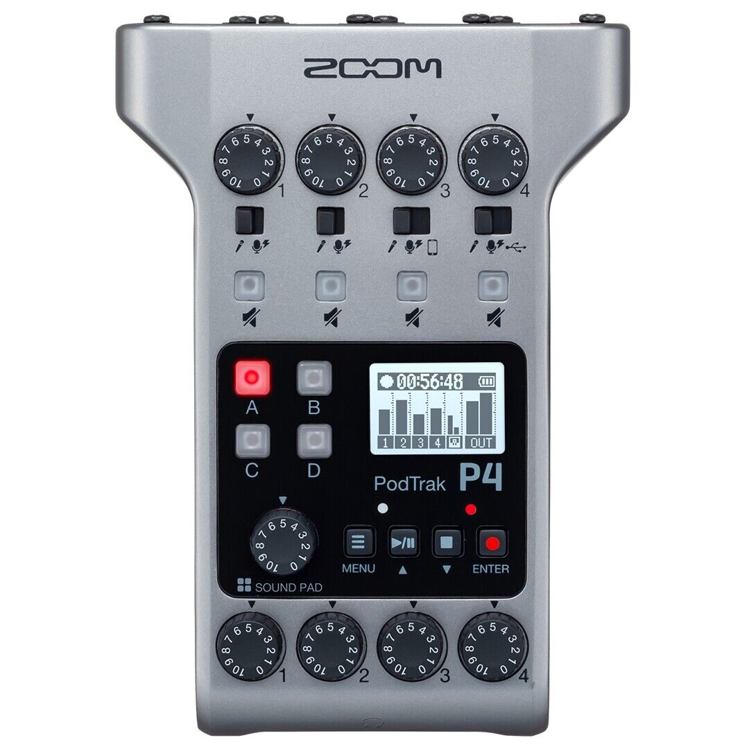 Zoom PodTrak P4 Registratore Portatile per Podcast