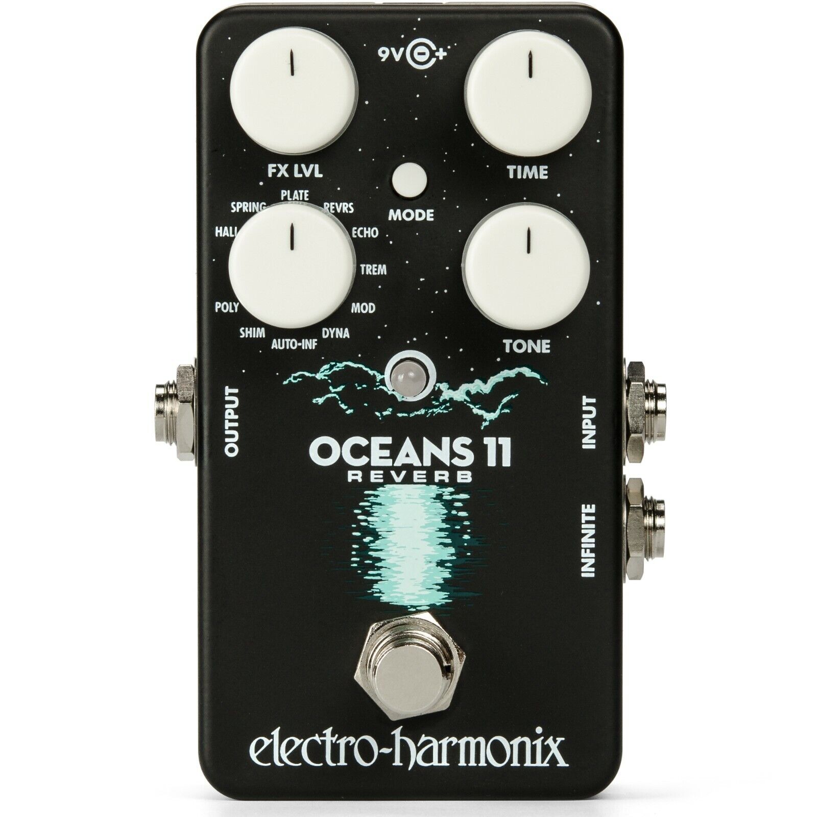 Ehx Elettrico Harmonix Oceani 11 Riverbero Pedale, Nuovo