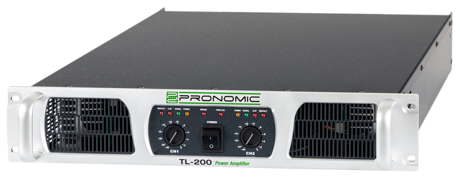Amplificatore Finale di Potenza DJ Rack 2x 500 Watt Professionale Evento Disco