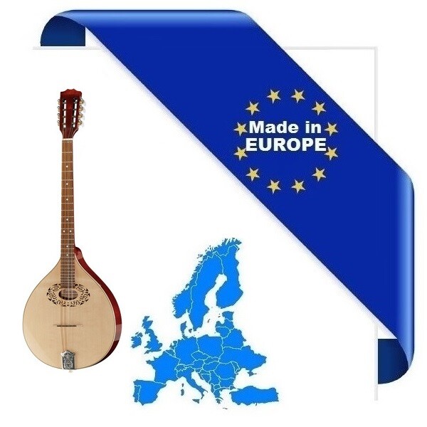 OCTAVE MANDOLIN BOUZOUKI SCALA CORTA MADE IN EUROPE MANDOLINO OTTAVA BASSA IN MA