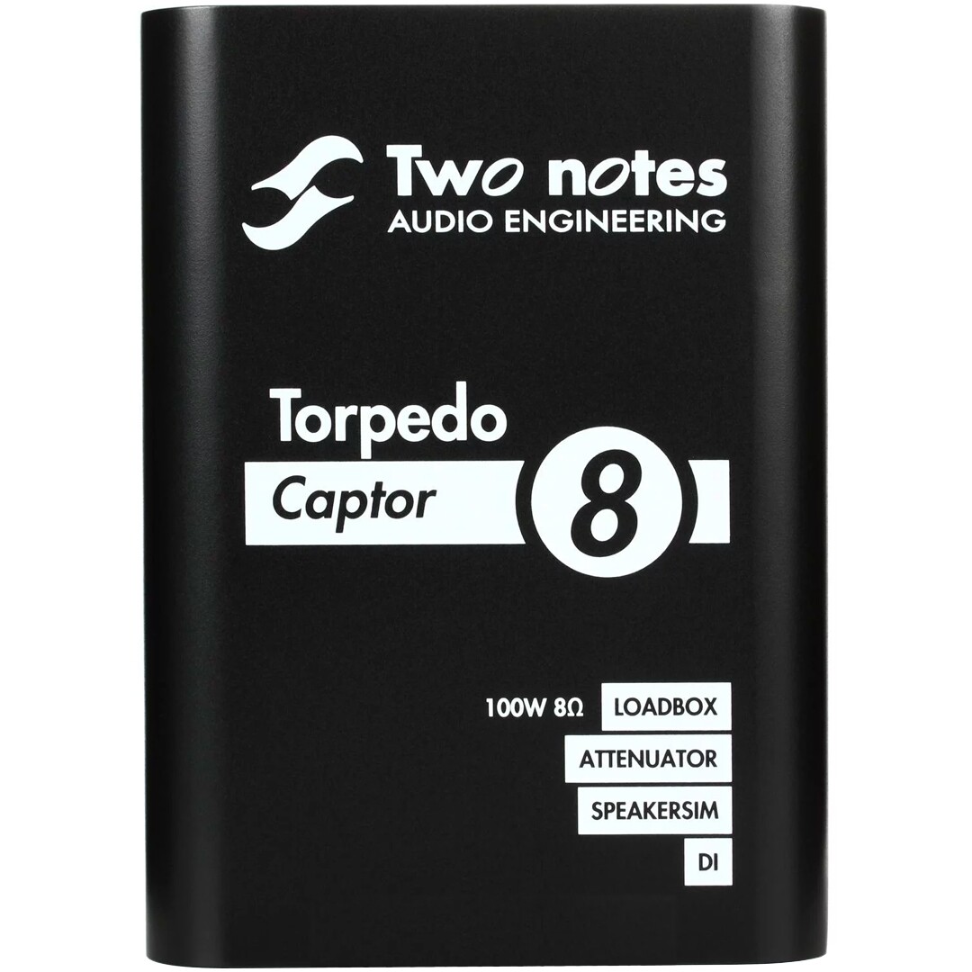 Two Notes Torpedo Captor 8 Attenuatore di Potenza Load Box Compatta Analogica 8