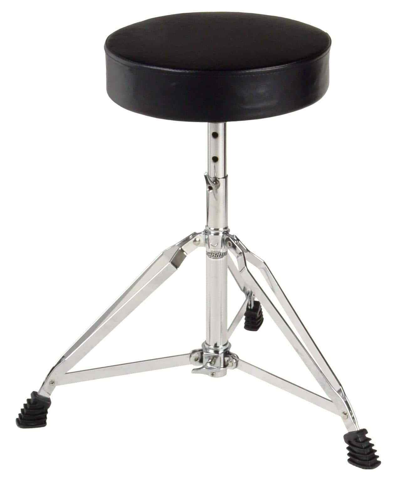 Sgabello Batteria Tamburo Drum Throne Regolabile Altezza 50-64cm Panca Sedile