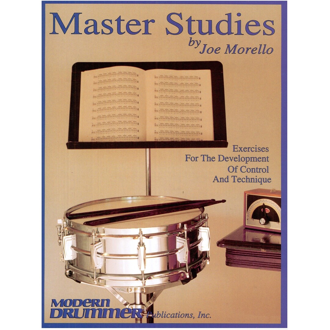 Modern Drummer Publications Master Studies Joe Morello Libro