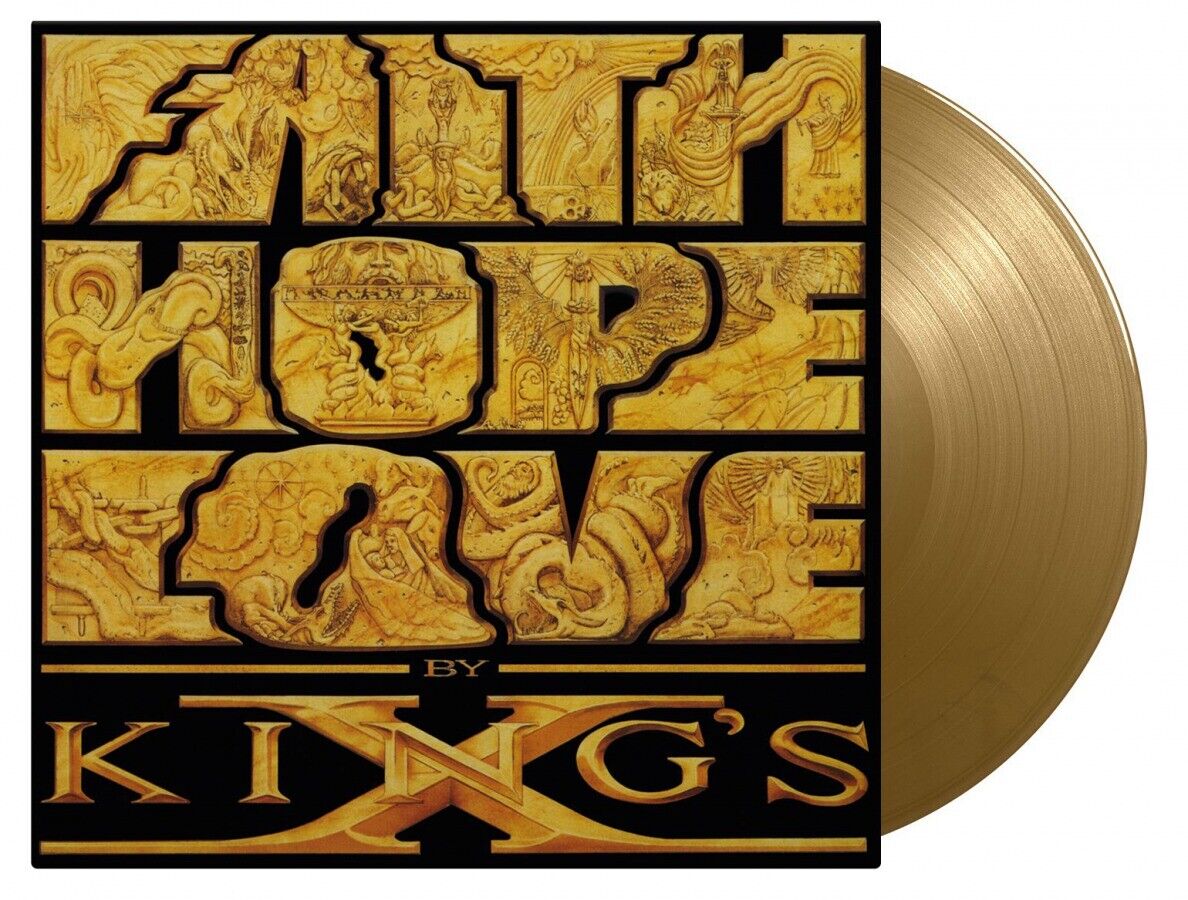 King's X Faith Hope Love Doppio Vinile Lp 180 Grammi Colorato (Gold) Numerato