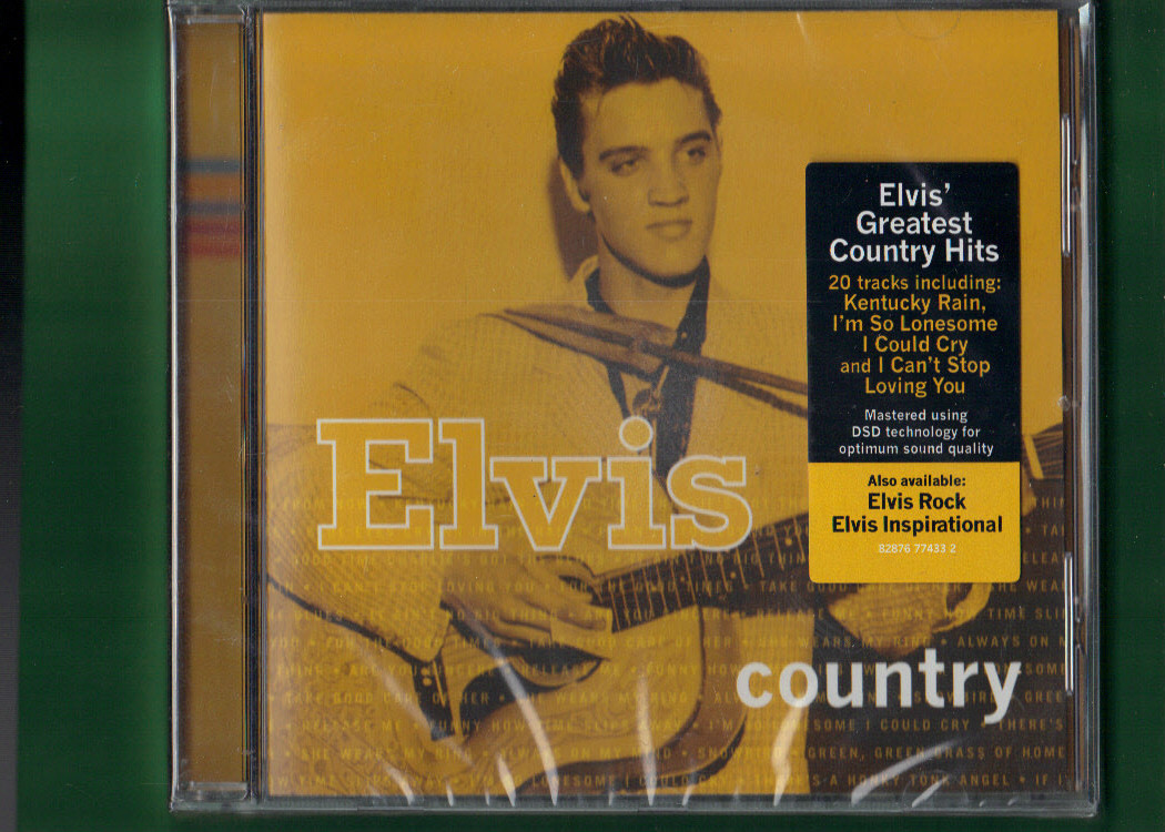 ELVIS PRESLEY - GREATEST COUNTRY HITS CD NUOVO SIGILLATO