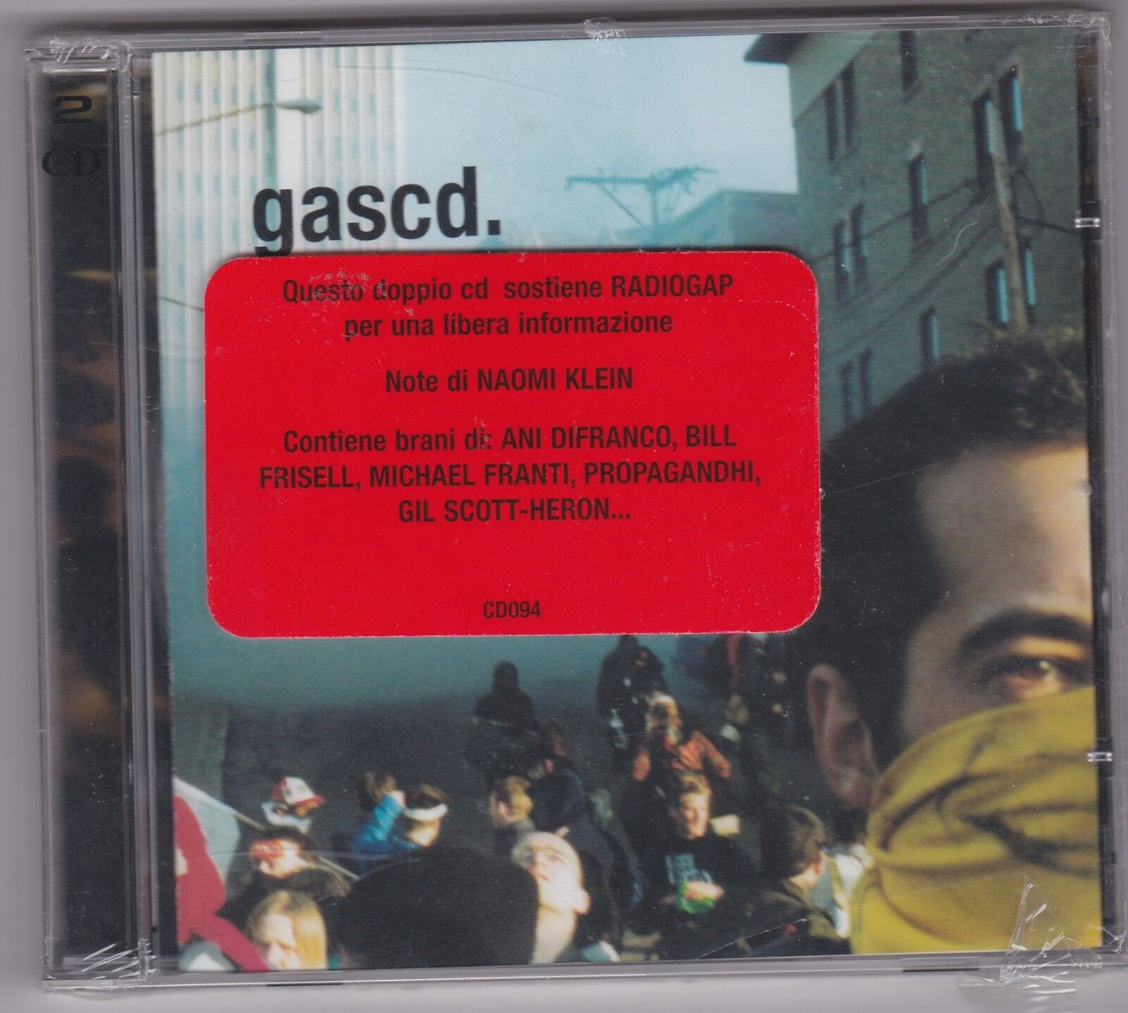 AA.VV.: GASCD (A.Difranco-Franti-Jello Biafra & others) * 2 CD NUOVO SIGILLATO