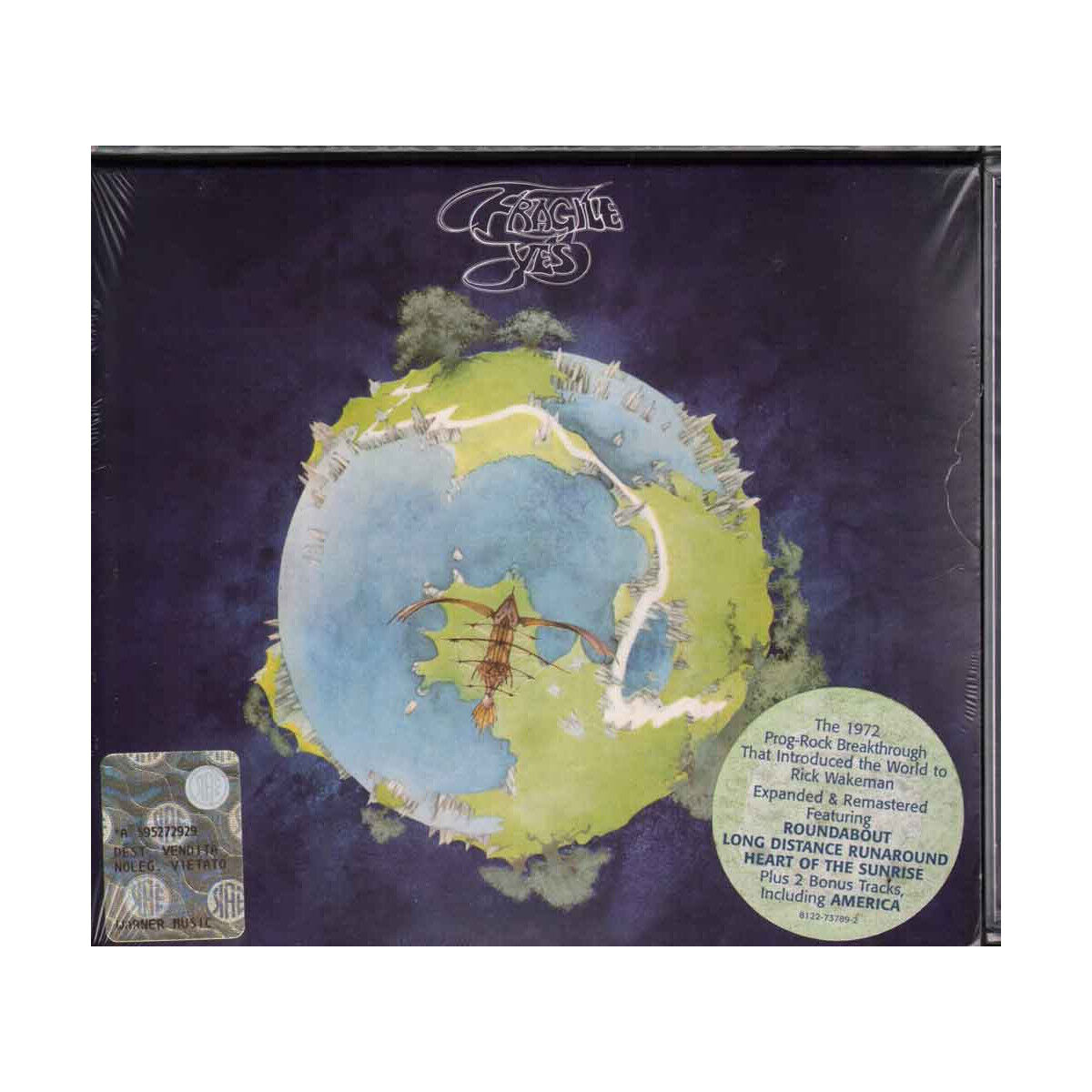 Yes CD Fragile Slipcase / Elektra ‎ Atlantic 8122-73789-2 Sigillato
