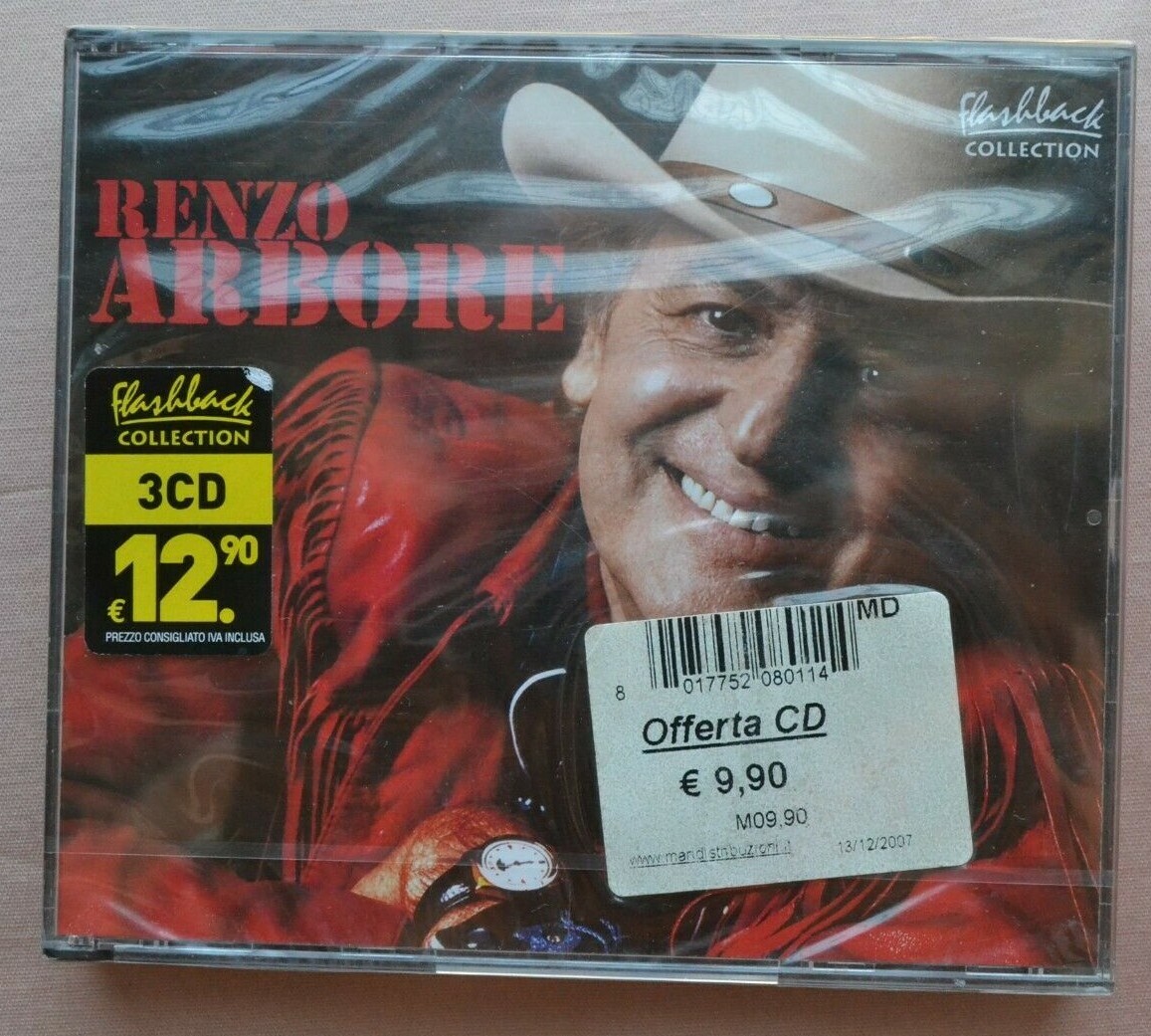 3 CD set RENZO ARBORE flashback collection 2006 Sony music