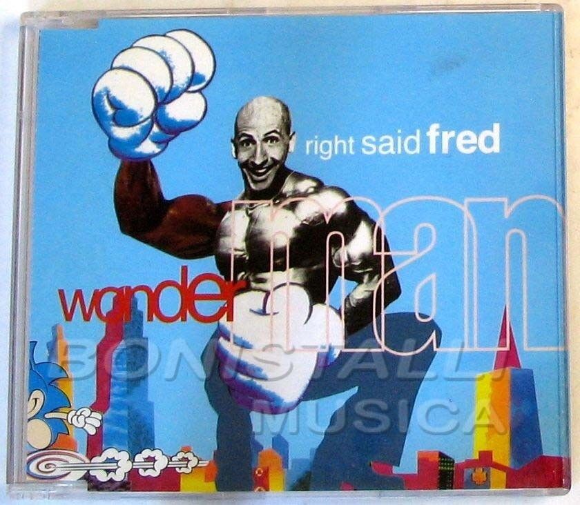 RIGHT SAID FRED - WONDERMAN - CD Single  NEW NEVER played