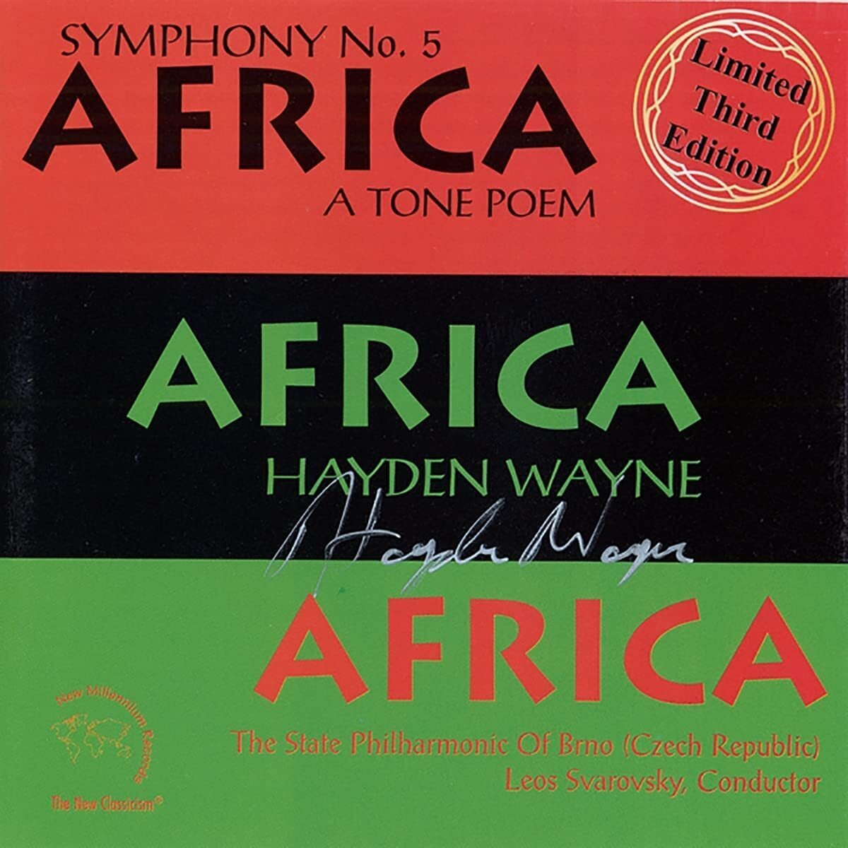 Hayden Wayne Hayden Wayne: Symphony No. 5 'Africa' (A Tone Poem) (CD) Album