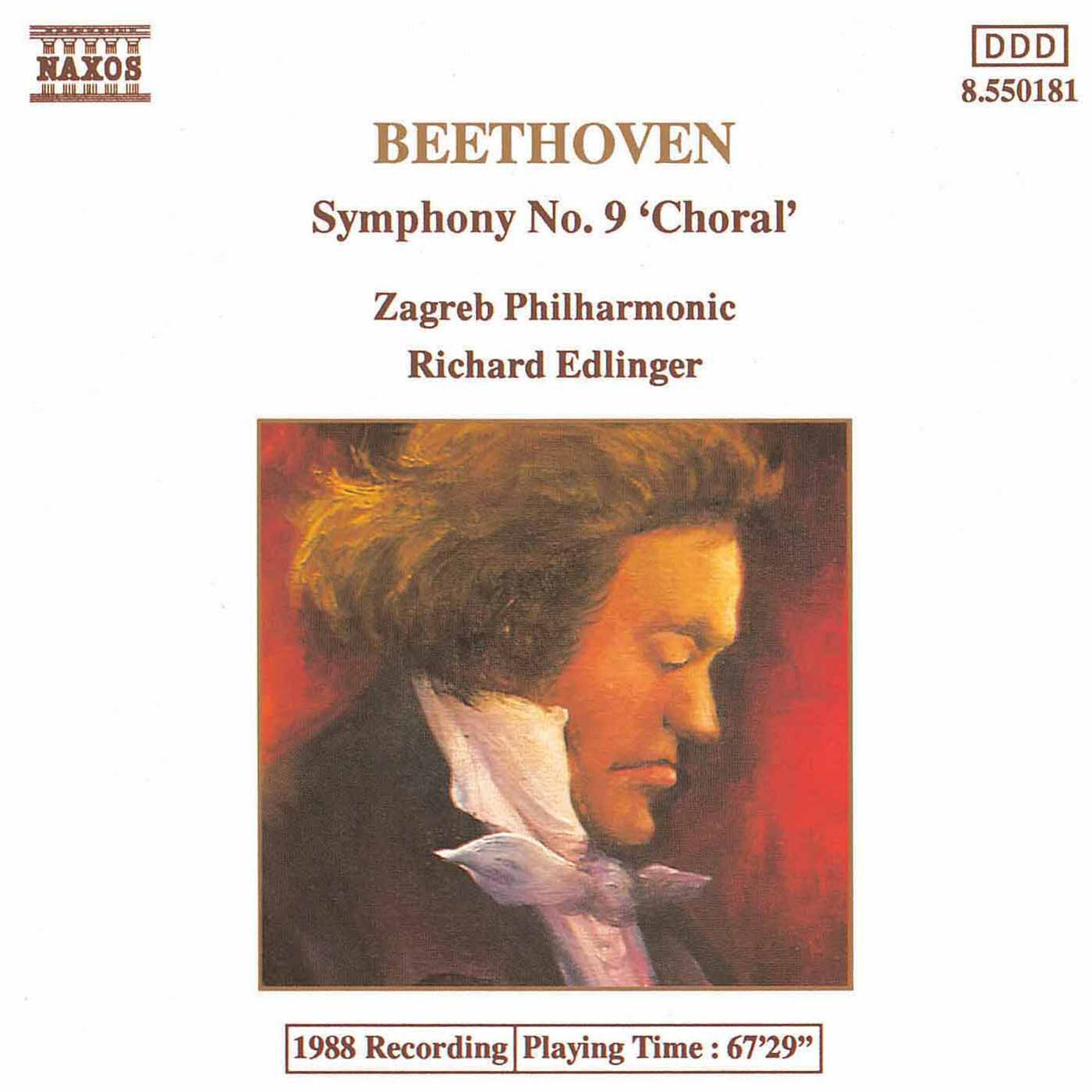 Ludwig van Beethoven Beethoven: Symphony No. 9 'Choral' (CD) Album