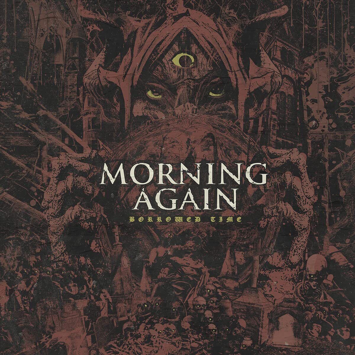 Morning Again Borrowed Time - Yellow & Black Smoke (Vinyl LP)
