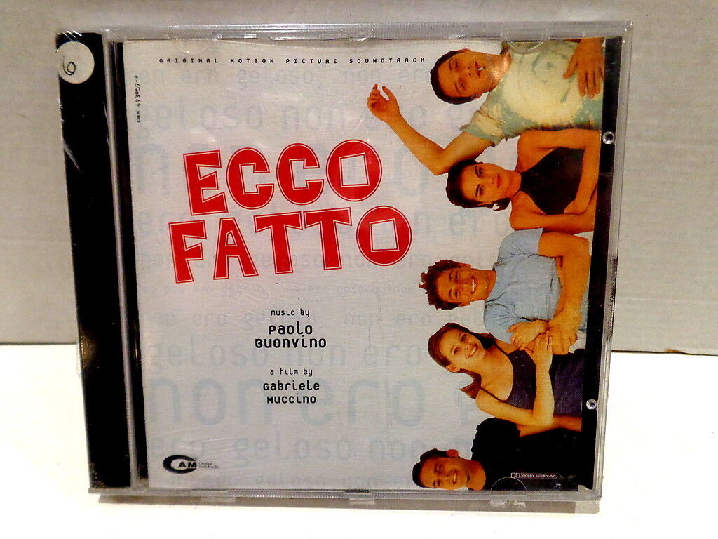 ECCO FATTO di GABRIELE MUCCINO - MUSICA DI PAOLO BUONVINO - CD NUOVO E SIGILLATO
