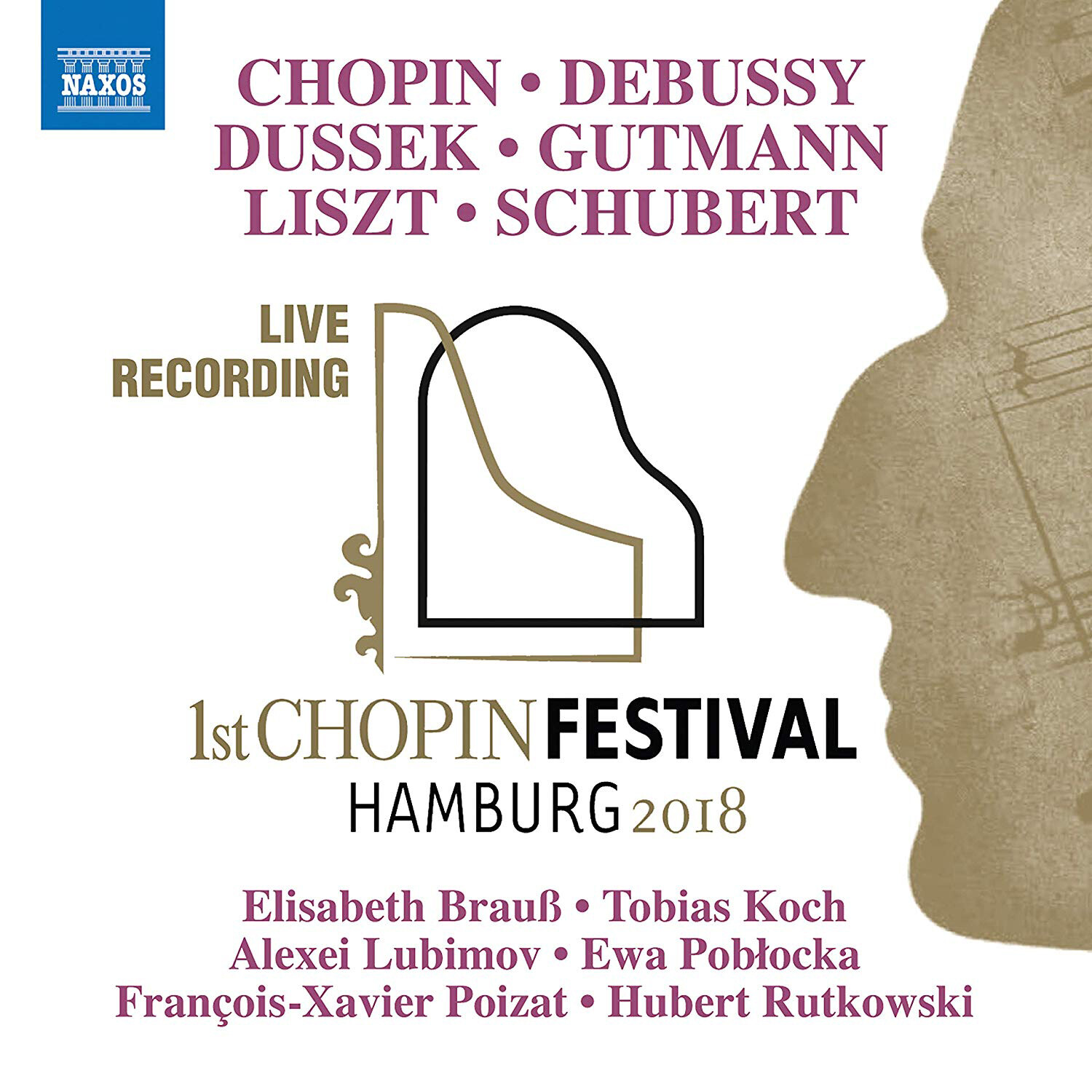 Fryderyk Chopin Chopin/Debussy/Dussek/Gutmann/Liszt/Schubert: 1st Chopin... (CD)