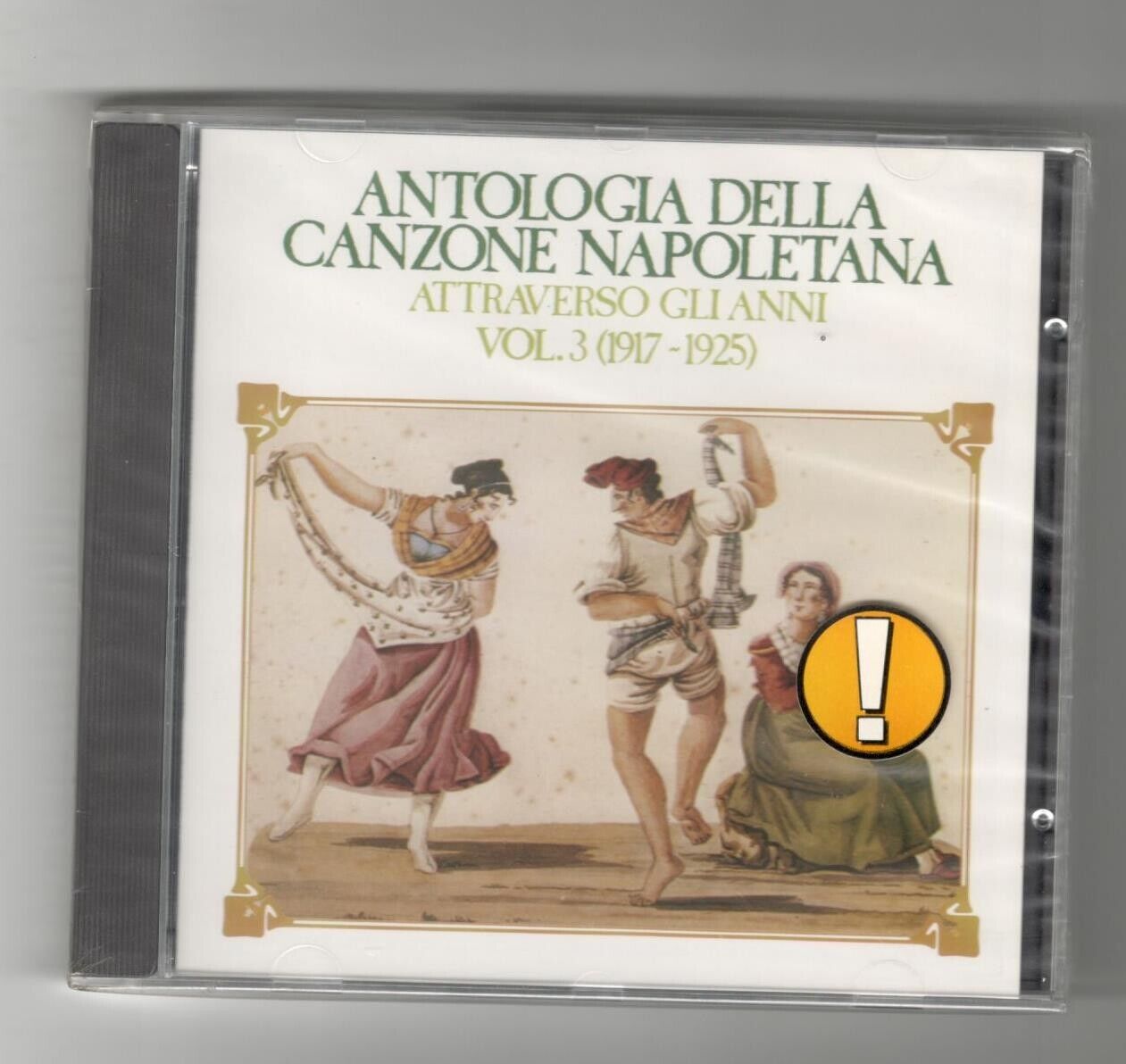 ANTOLOGIA DELLA CANZONE NAPOLETANA VOL.3 1917-1925 CD NUOVO SIGILLATO