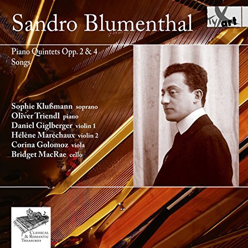 Sandro Blumenthal Sandro Blumenthal: Piano Quintets Opp. 2 & 4/Songs (CD) Album