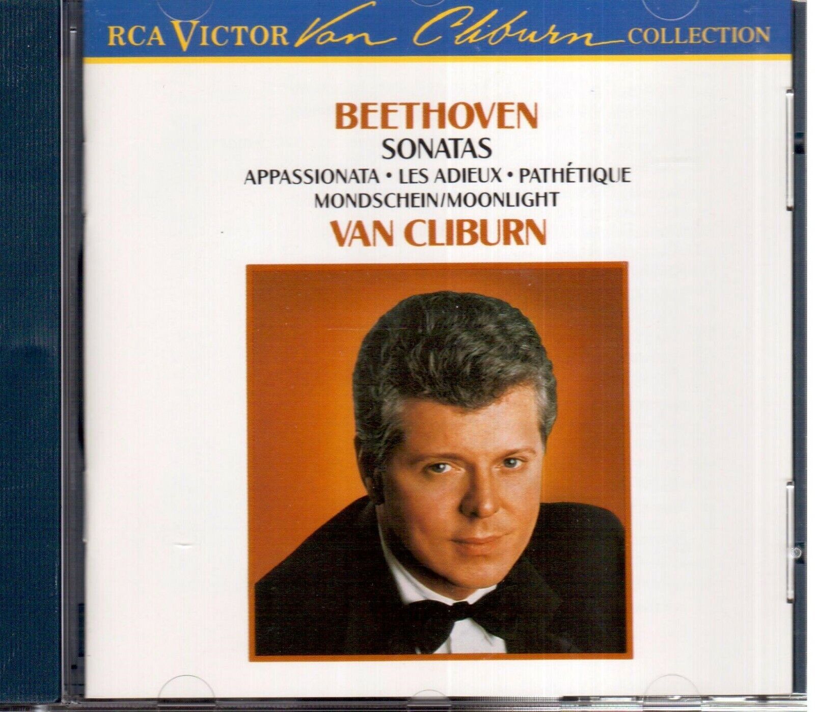 Beethoven: Sonate Appassionata, Gli Addii, Patetica, Chiar Di Lu/ Van Cliburn CD
